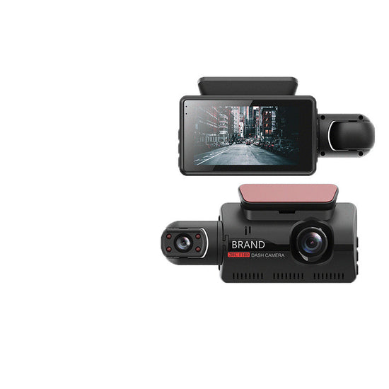 Hidden Driving Recorder Dash cam 3 Inch IPS Screen, Front HD And Rear Non-Light Night Vision Dual Recording