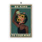 Be Kind To Your Mind - Retro Poste