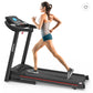 Radiance Fitshow App Home Foldable Treadmill With Incline, Folding Treadmill For Home Workout, Electric Walking Running Treadmill Machine 5 LCD Screen 250 LB Capacity Bluetooth Music