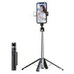 Double Fill Light Mobile Phone Bluetooth-compatible Selfie Stick