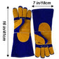 Industrial welding labor insurance leather gloves