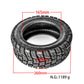 100/65-6.5 Thickened Vacuum Tire 11 Inch Electric Scooter Modified Tire Off-Road Tubeless Tyre with Nozzle