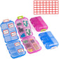 10 Grid Travel Pill Organizer