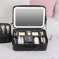 LED Mirror Makeup Bag