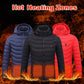 New Heated Jacket Coat USB Electric Jacket Cotton Coat Heater Thermal Clothing Heating Vest Men/wemen Clothes Winter