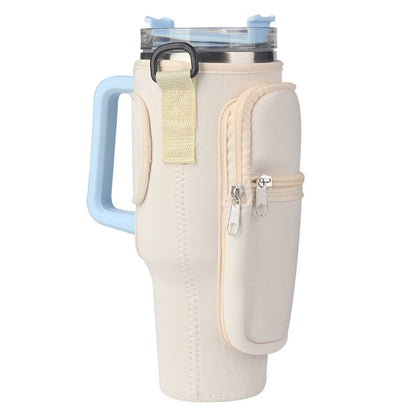 Radiance Vacuum Thermal Straw Cup Sleeve Sports Neoprene