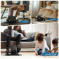 Radiance Under-Desk Elliptical Machine Compact  Quiet Mini Pedal Exerciser With Adjustable Speed, LED Display, Portable Fitness Solution For Home Or Office Workouts