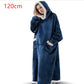 Winter TV Hoodie Blanket Winter Warm Home Clothes Women Men Oversized Pullover With Pockets