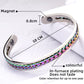 Colorful Inspirational Stainless Steel Bracelet