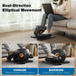Radiance Under-Desk Elliptical Machine Compact  Quiet Mini Pedal Exerciser With Adjustable Speed, LED Display, Portable Fitness Solution For Home Or Office Workouts
