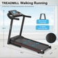 Radiance Fitshow App Home Foldable Treadmill With Incline, Folding Treadmill For Home Workout, Electric Walking Running Treadmill Machine 5 LCD Screen 250 LB Capacity Bluetooth Music