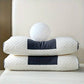 Orthopedic Contour Pillow For Neck Support - Adjustable Ergonomic Bone-Shaped Design With High-Quality