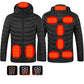 New Heated Jacket Coat USB Electric Jacket Cotton Coat Heater Thermal Clothing Heating Vest Men/wemen Clothes Winter