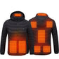 New Heated Jacket Coat USB Electric Jacket Cotton Coat Heater Thermal Clothing Heating Vest Men/wemen Clothes Winter