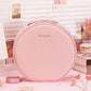 Smart LED Makeup Bag With Mirror Lights - Large Capacity Women Beauty Bag  - PU Leather Travel Organizers Cosmetic Case