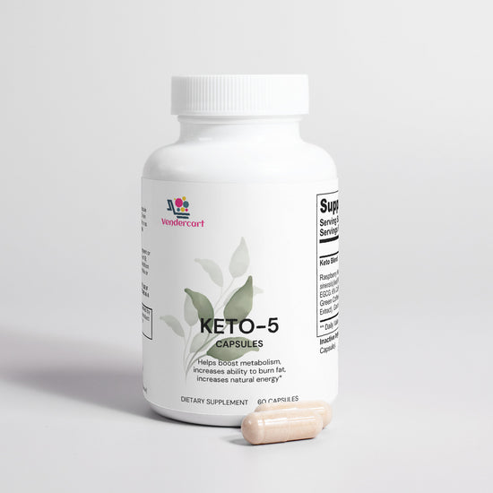 RADIANCE KETO 5 DIETARY SUPPLEMENT 60 CAPSULES