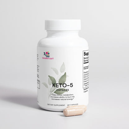 RADIANCE KETO 5 DIETARY SUPPLEMENT 60 CAPSULES